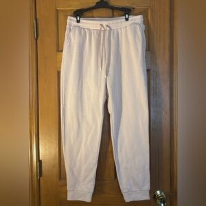 Rae Dunn Pale Pink Drawstring Joggers